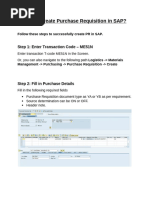 Automatic PO Creation in SAP MM | PDF