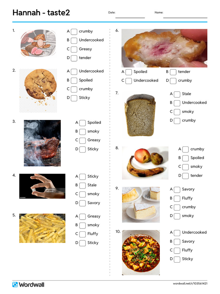 Food Texture and Quality Descriptors | PDF