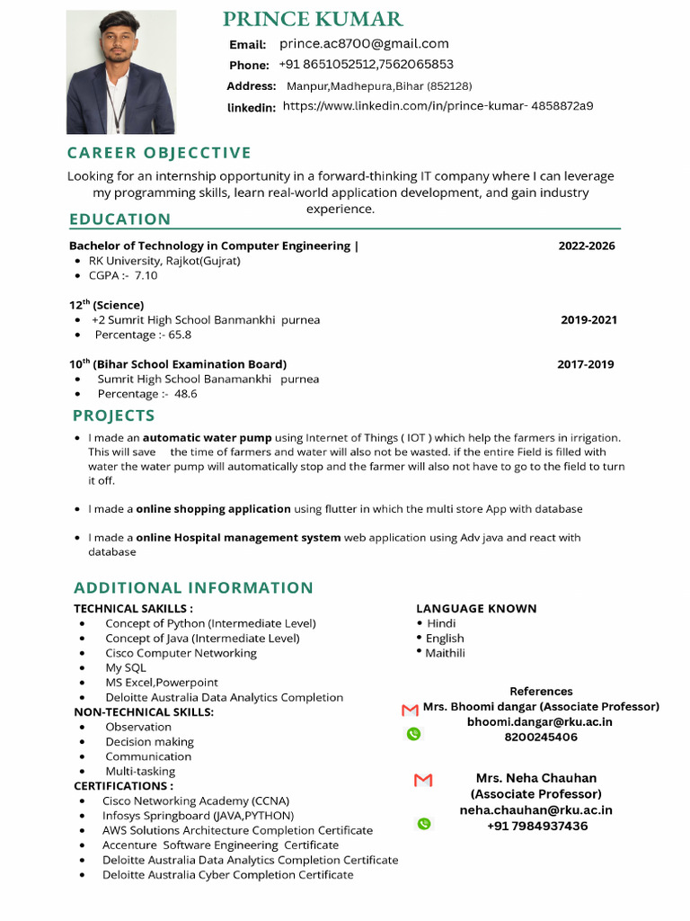 Prince Resume F | PDF