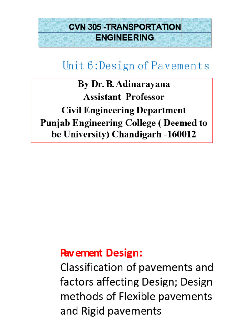 Pavement Design: Flexible vs. Rigid | PDF | Road Surface | Concrete