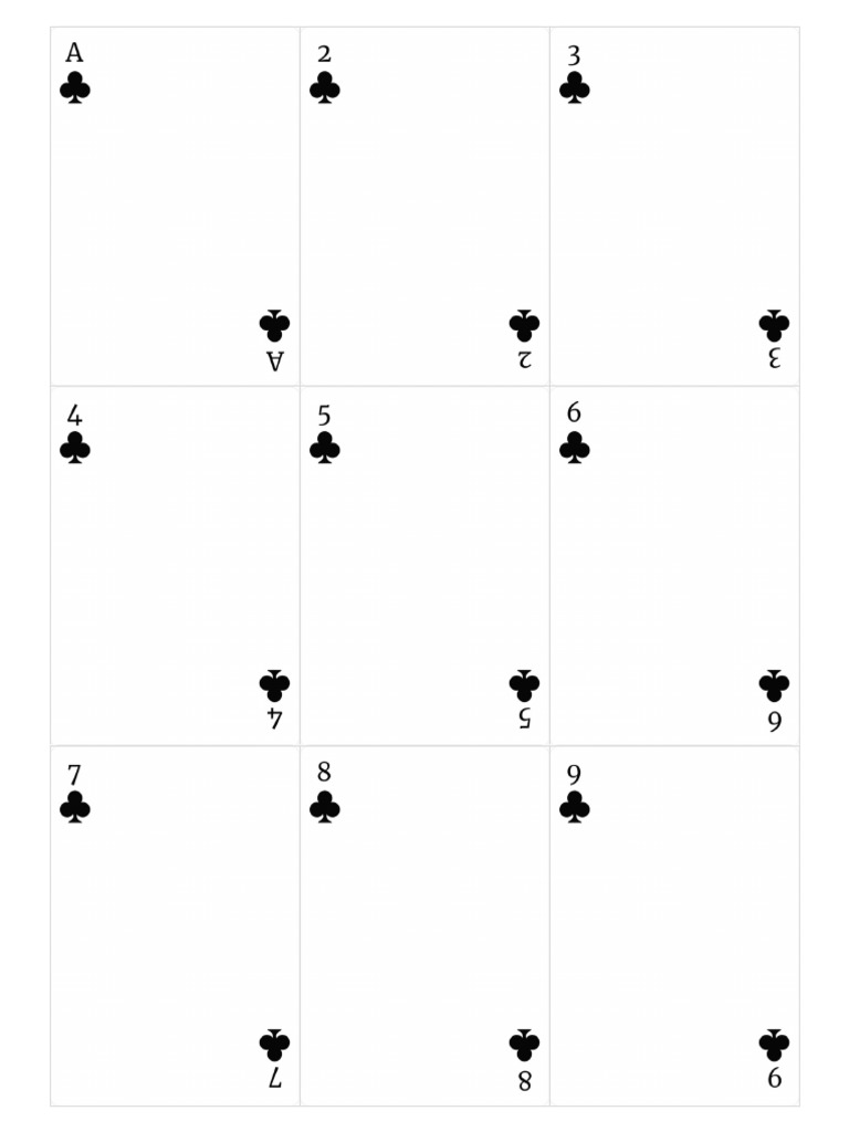 Playing Card Template | PDF