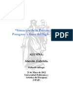 Situaciòn de La Provincia Del Paraguay A Fines Del Siglo XVIII Gaby