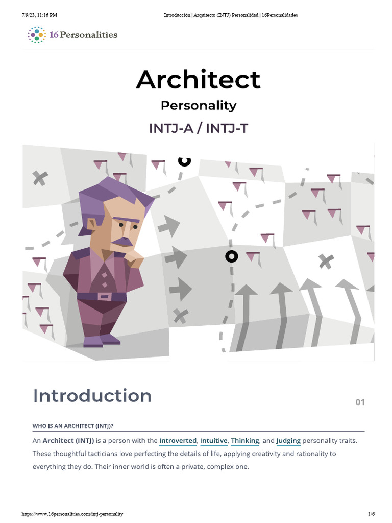 Personalidad Arquitecto INTJ Explicada | PDF