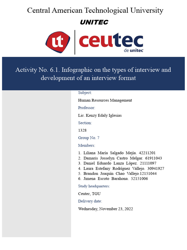Types of Job Interviews Explained | PDF | Job Interview | Interview