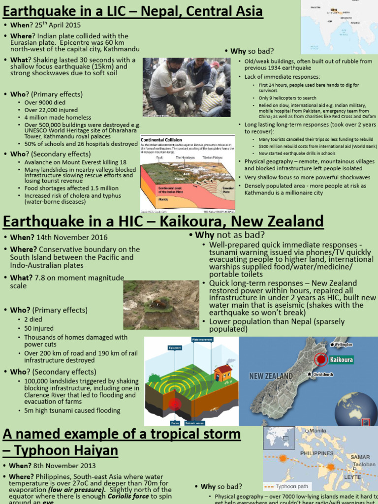 Natural Disasters and Ecosystems Case Studies | PDF | Ecosystem | Flood