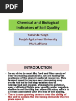 Download Chemical and Biological Indicators of Soil Quality - Yadvinder Singh PAU by CSISA Project SN96789202 doc pdf