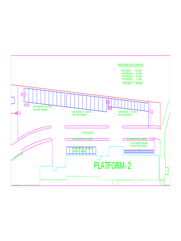 Parking and Pathway Layout Plan | PDF