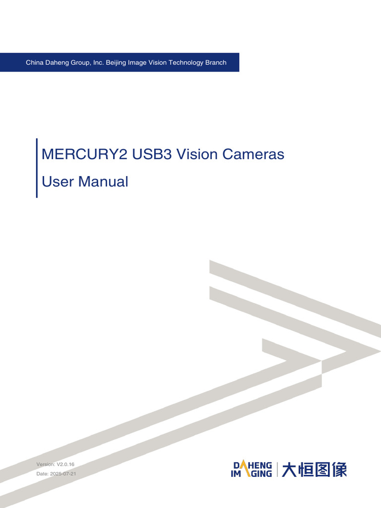 MERCURY2 USB3 Vision Camera Manual | PDF | Electrostatic Discharge ...
