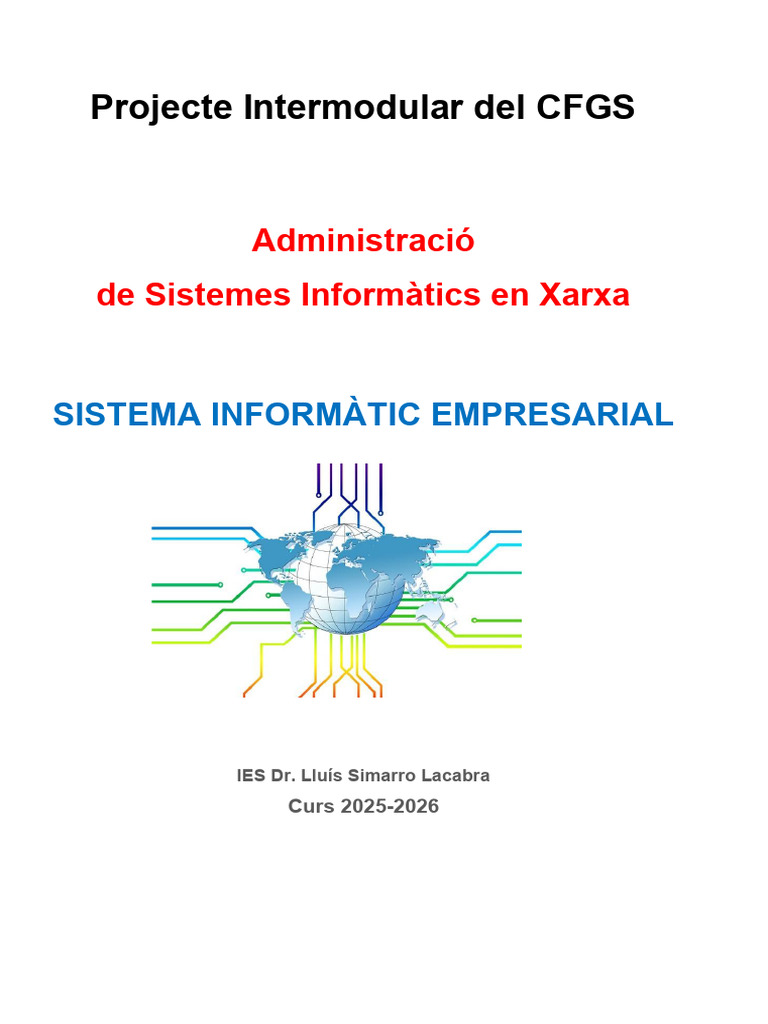 Projecte Intermodular - 2asix - Curs 25-26 | PDF