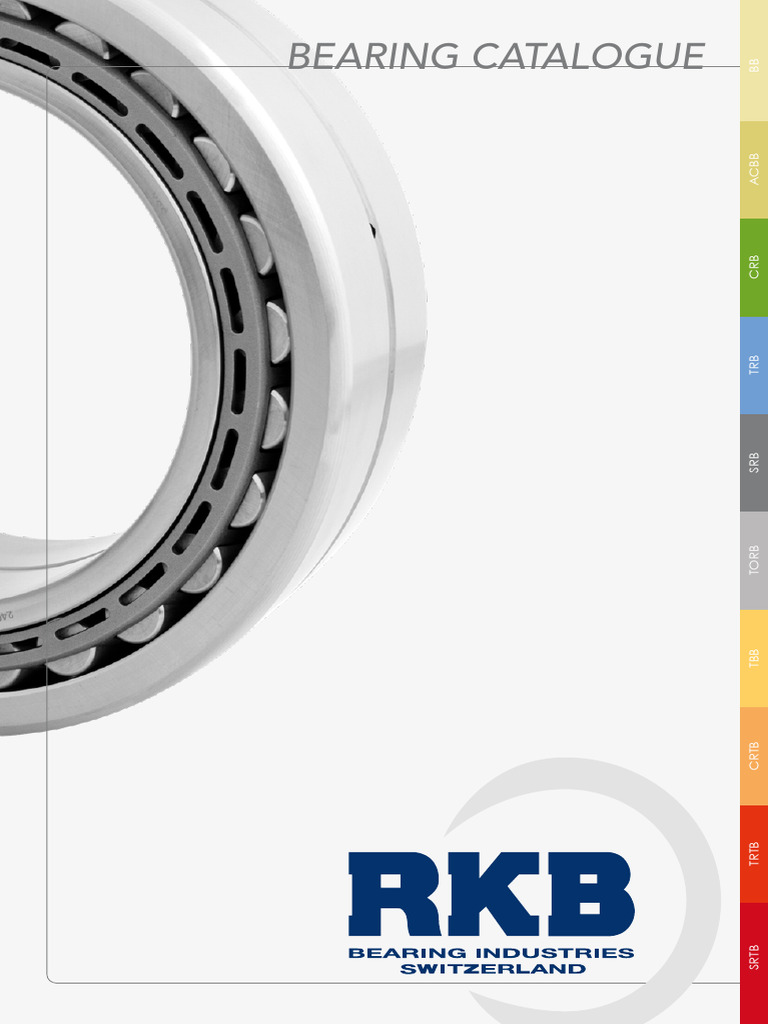 RKB Bearing Catalogue Overview | PDF | Bearing (Mechanical ...