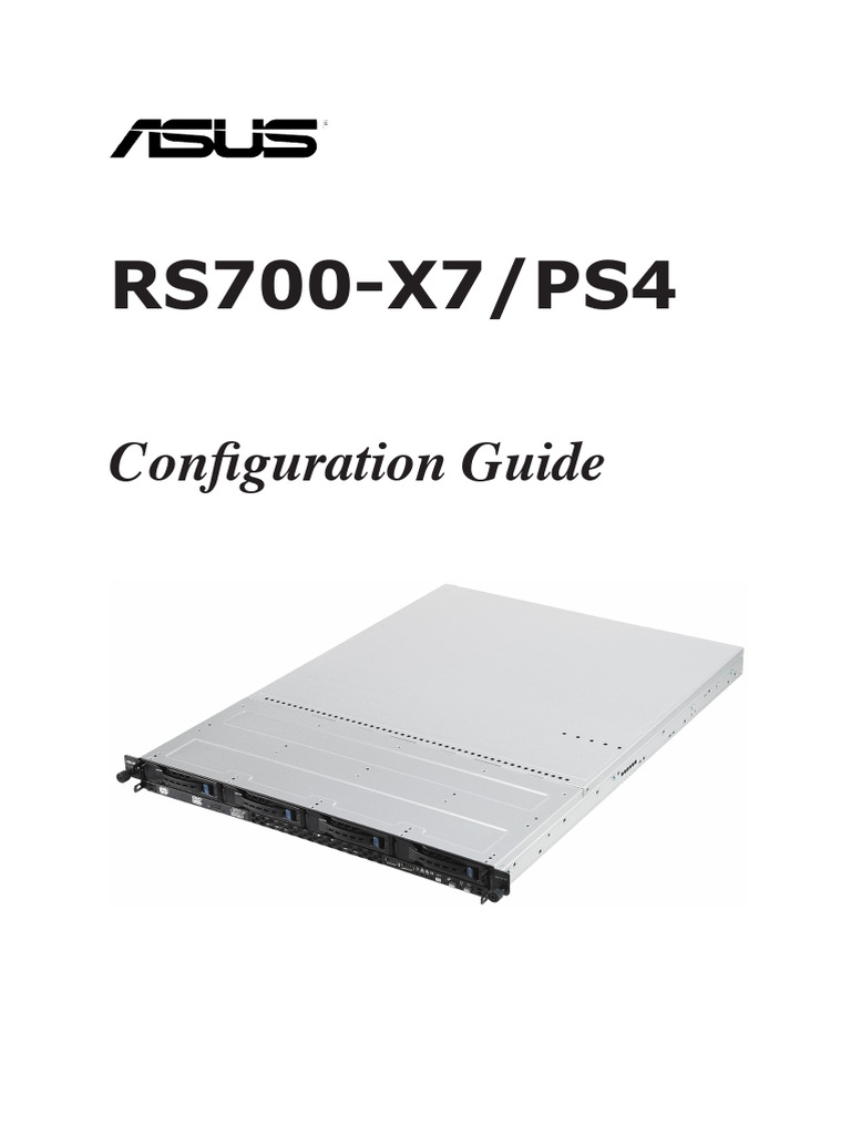 RS700-X7/PS4 Server Configuration Guide | PDF | Computer Hardware ...