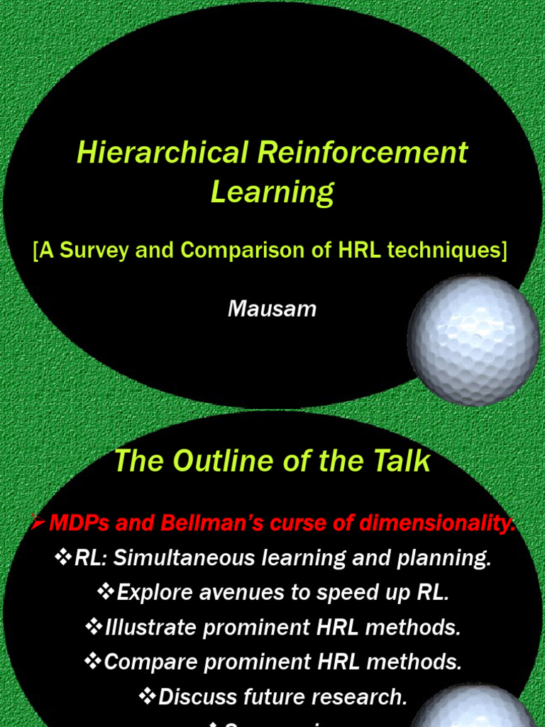 Survey of Hierarchical Reinforcement Learning | PDF | Applied ...