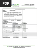 FSSAI End Use Declaration Template | PDF
