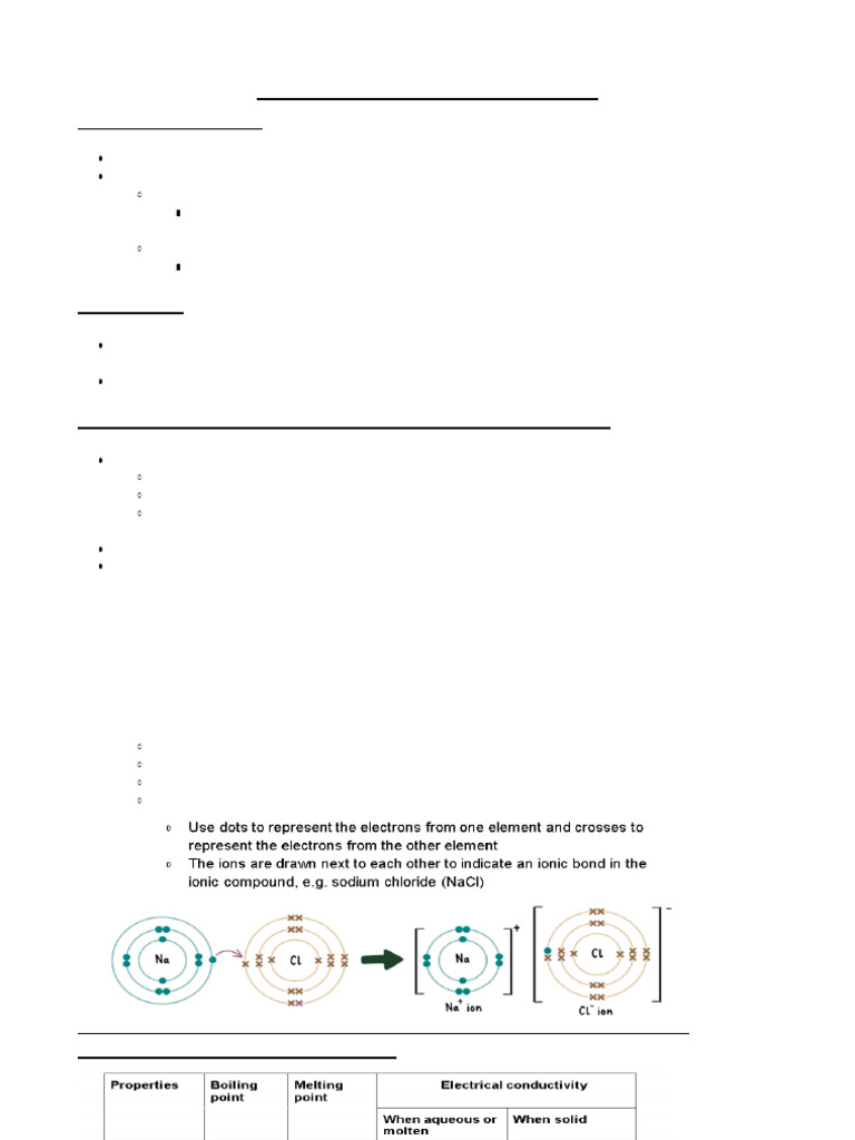 Ionic Bonding and Structure Explained | PDF | Ion | Ionic Bonding