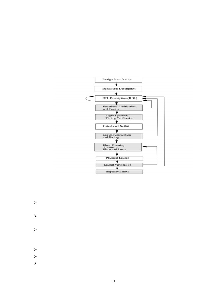 VLSI Design Flow and Verilog HDL Guide | PDF | Hardware Description ...