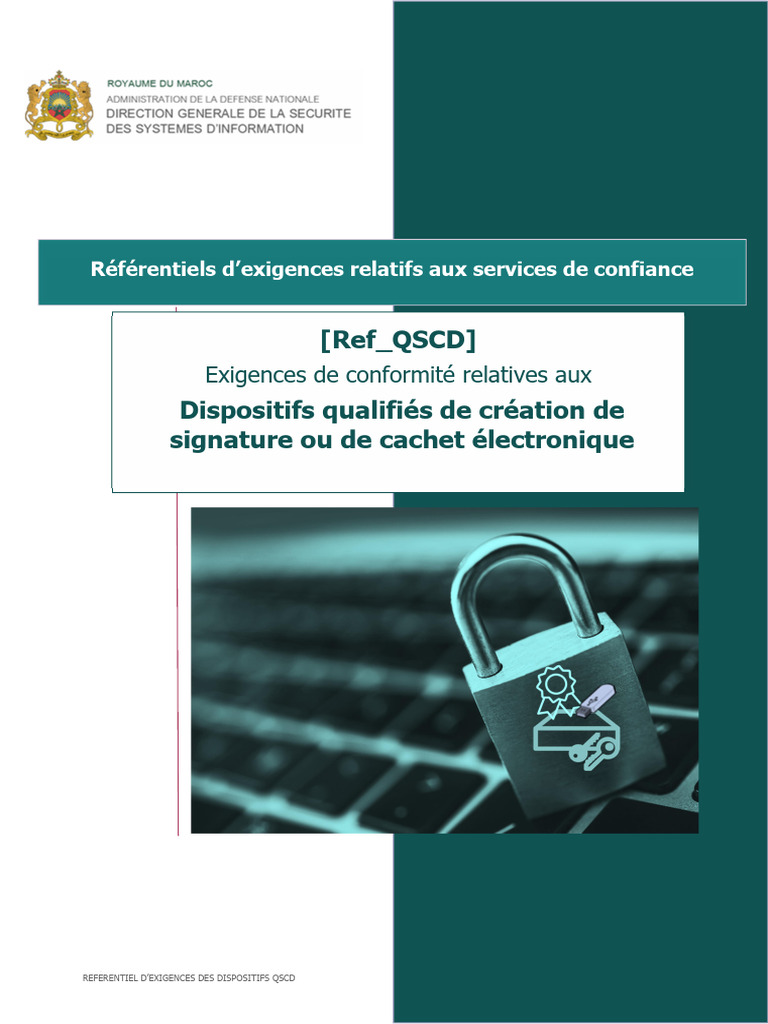 Exigences des Dispositifs QSCD | PDF | Sécurité | Sécurité des systèmes ...