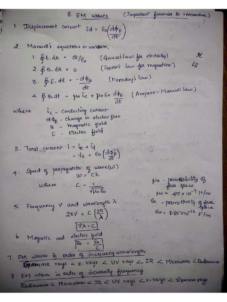 Physics Formula | PDF