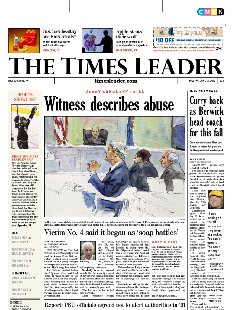 Times Leader 06-12-2012 | PDF | Jerry Sandusky | Prosecution