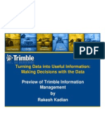 Preview of Trimble Information Management - Rakesh Kadian