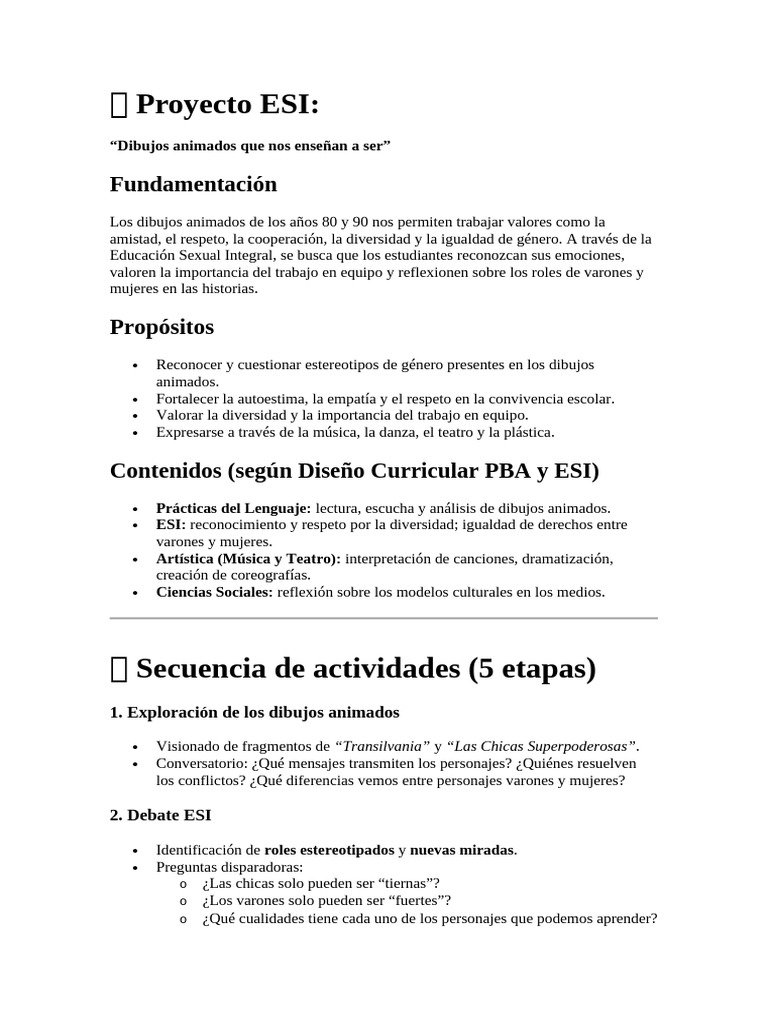 ? Proyecto ESI | PDF