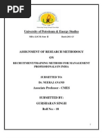 Assignment of Research Methodology by Gursharan Singh