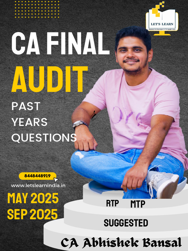 CA Final Audit Past Year Questions | PDF | Audit | Auditor's Report