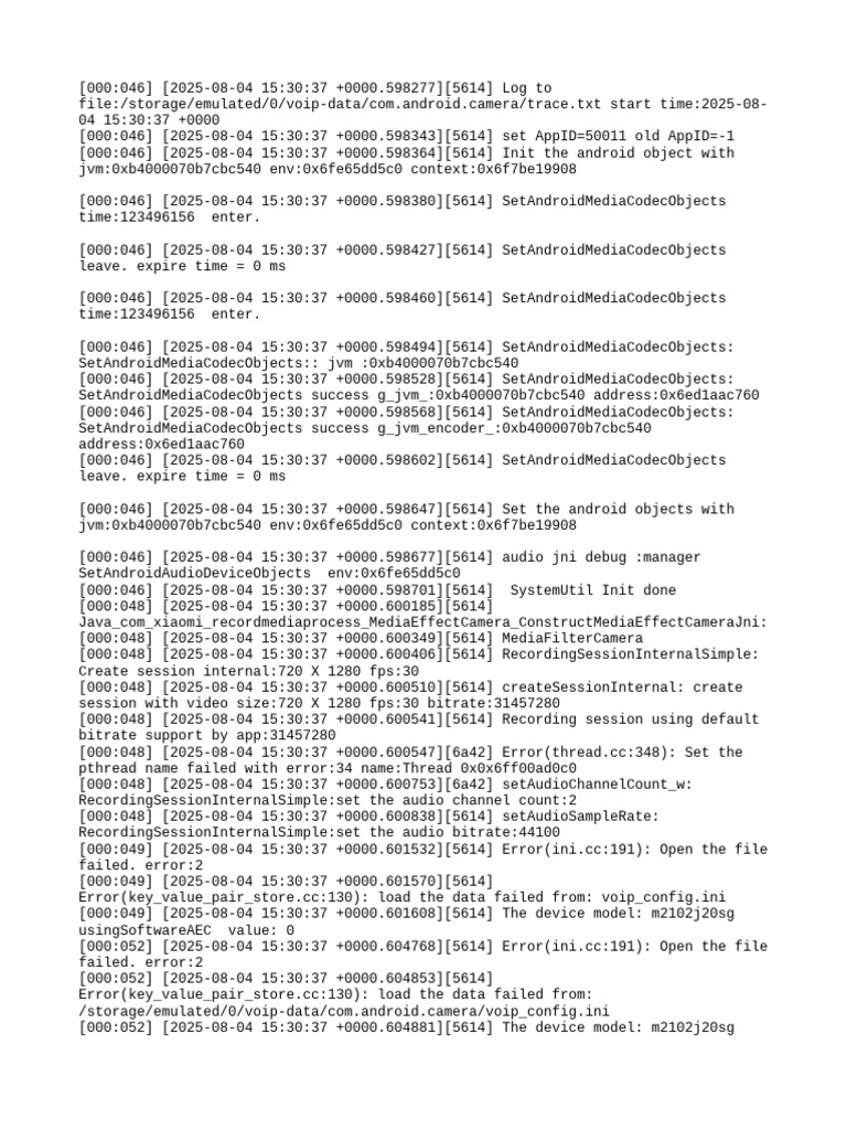 Android Camera VOIP Logging Data | PDF | Shader | Computing