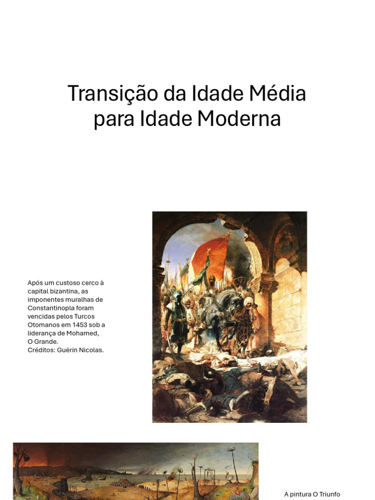 Transição da Idade Média para Moderna | PDF