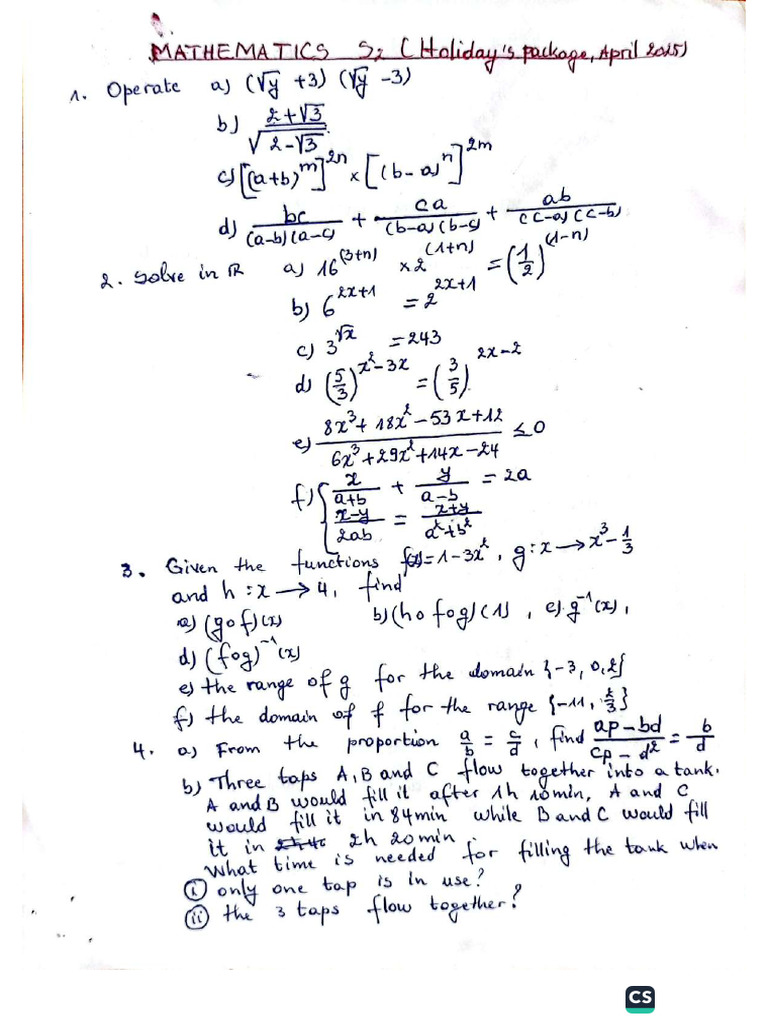 2maths S2 | PDF