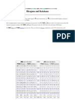 Hiragana and Katakana