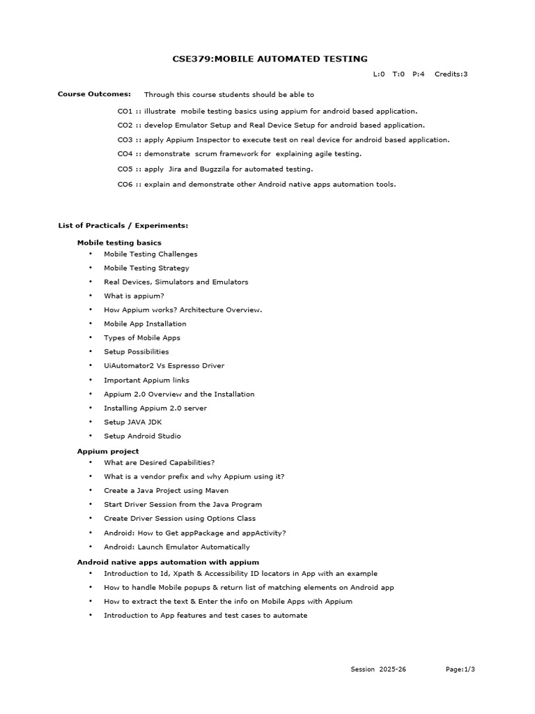 Mobile Automated Testing with Appium | PDF | Scrum (Software ...