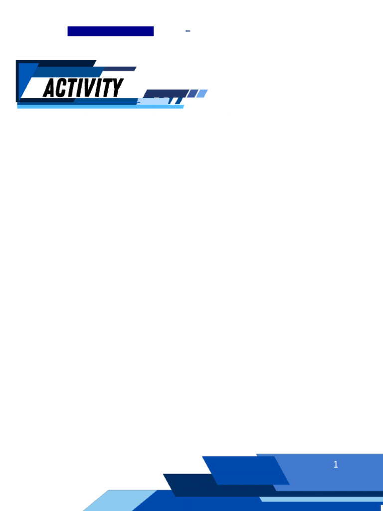 Chapter 8 Activity | PDF