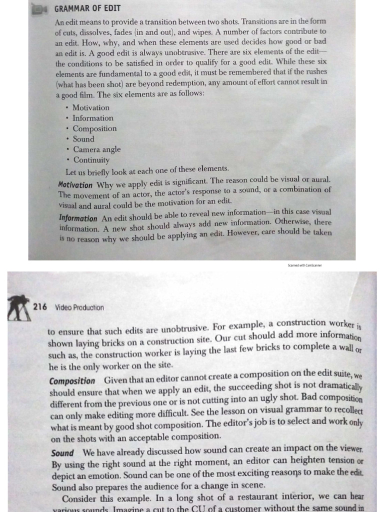 Basics of Editing | PDF