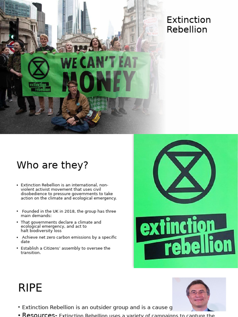 Extinction Rebellion: Climate Activism Explained | PDF