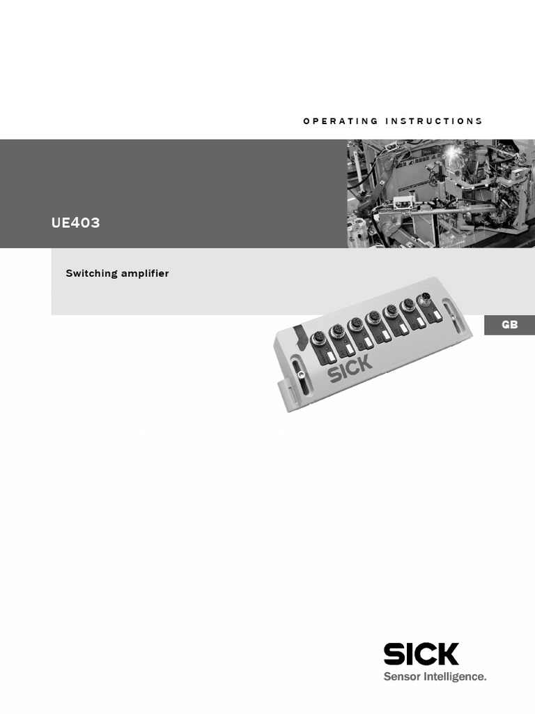 UE403 Switching Amplifier Manual | PDF | Light Emitting Diode ...