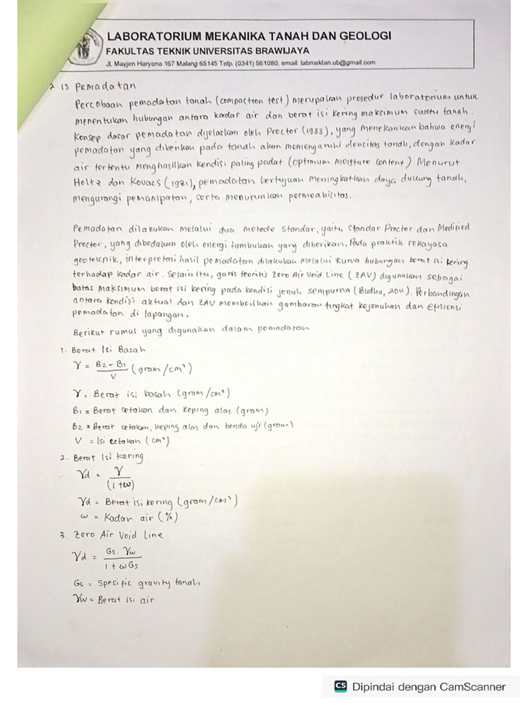 Pemadatan | PDF