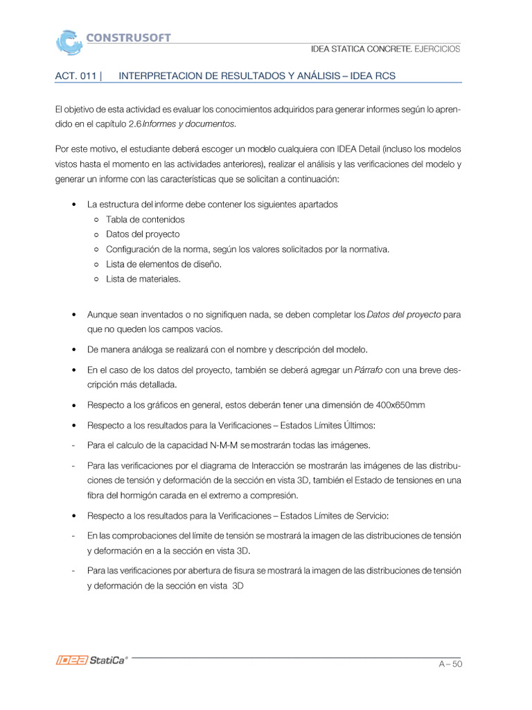 Análisis e Informes com IDEA RCSE | PDF