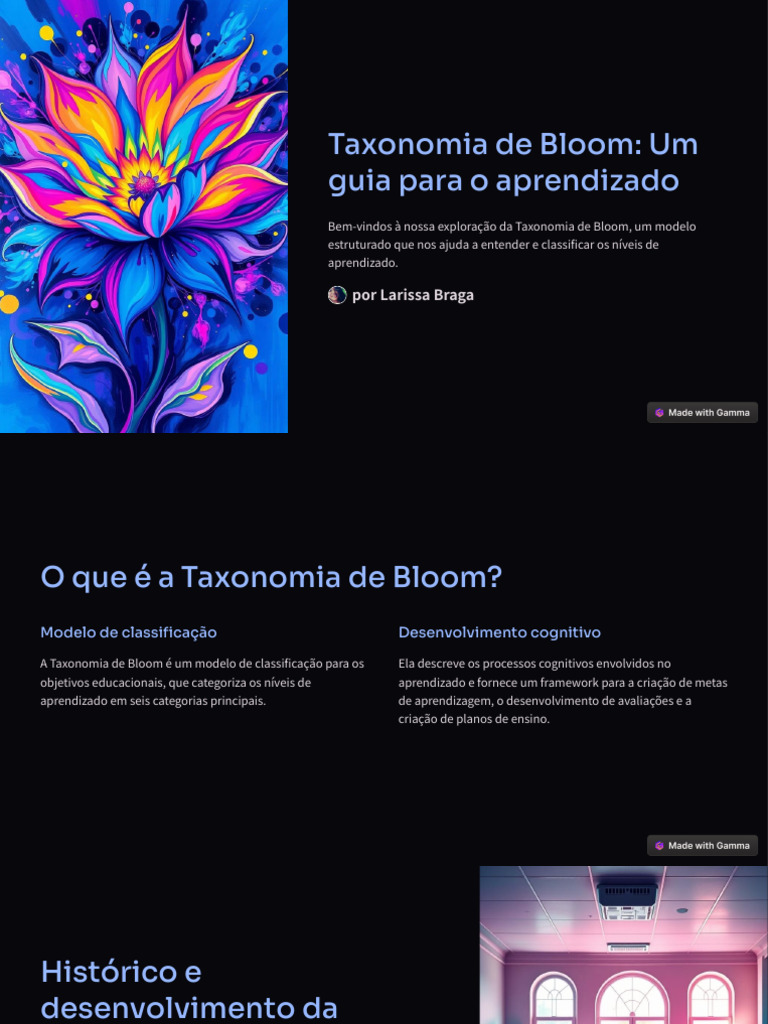Guia Completo da Taxonomia de Bloom | PDF | Aprendizado | Taxonomia ...