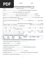 Sentence Completion Exercises | PDF