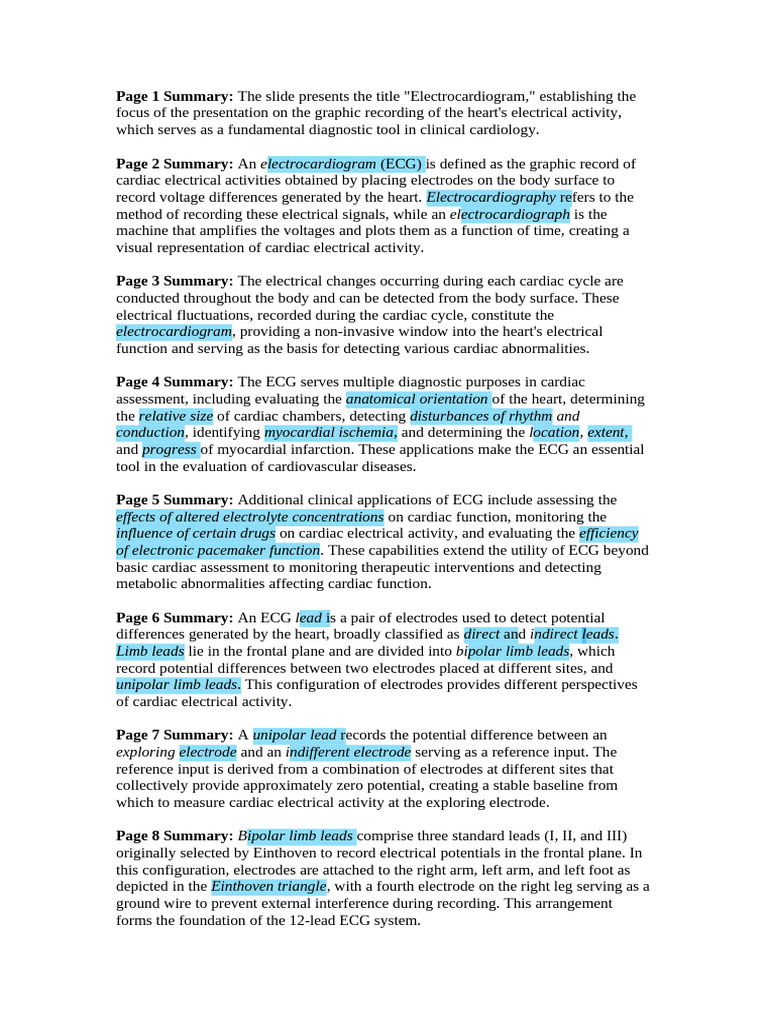 Understanding Electrocardiograms (ECG) | PDF | Heart Valve | Diastole