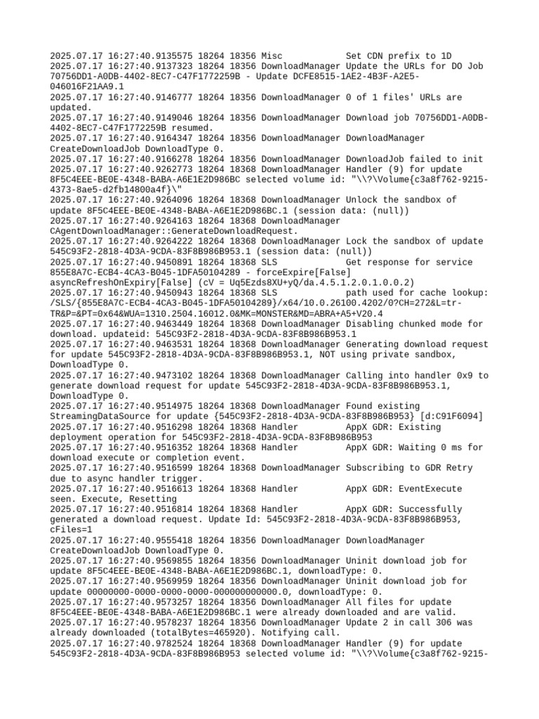 Download Manager Update Log 2025 | PDF | Software Engineering ...