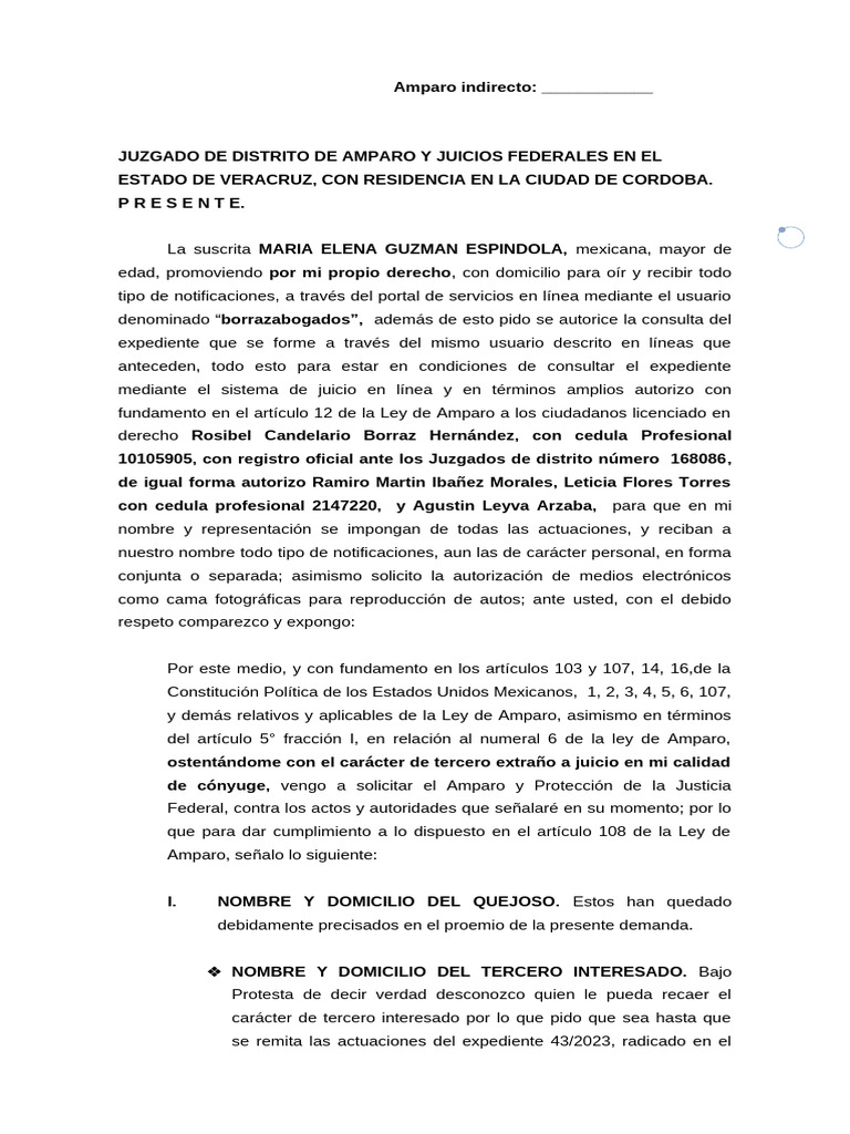 Amparo Indirecto en Juicio Mercantil | PDF | Propiedad de la comunidad ...