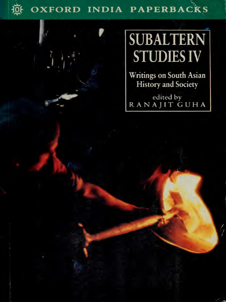 Subaltern Studies IV: South Asian History | PDF | Police