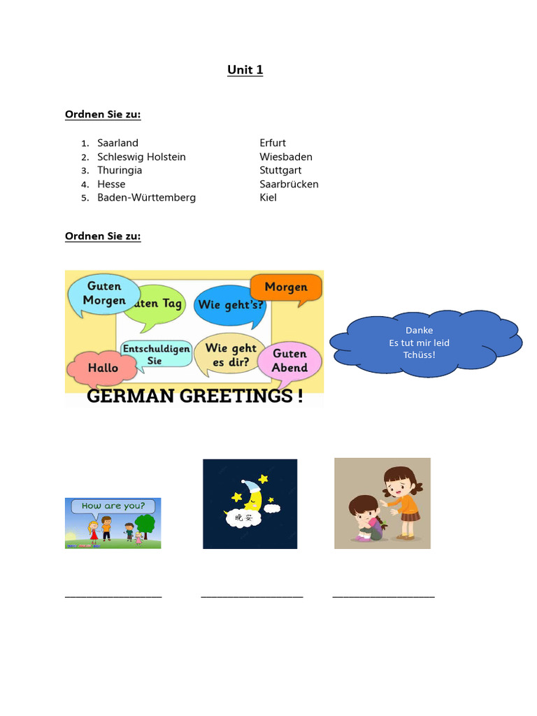 Unit 1 Worksheet 1 | PDF