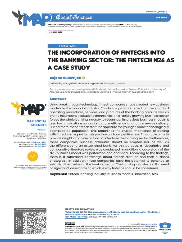 Fintech N26's Impact on Banking Models | PDF | Financial Technology ...