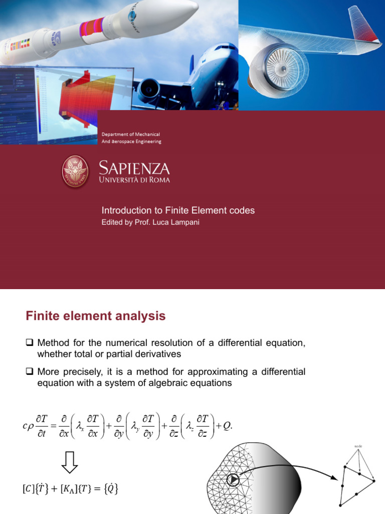Introduction to Finite Element Analysis | PDF | Finite Element Method ...