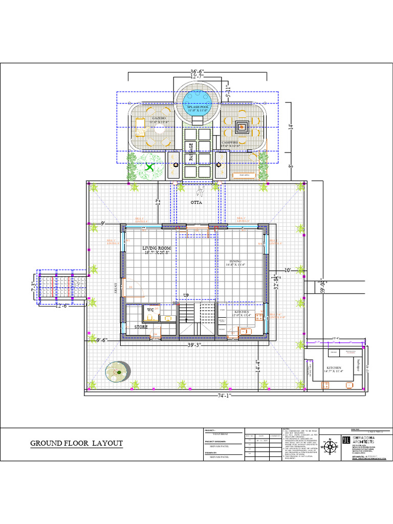 Ground Floor Layout Design Document | PDF | Chess Theory | Chess