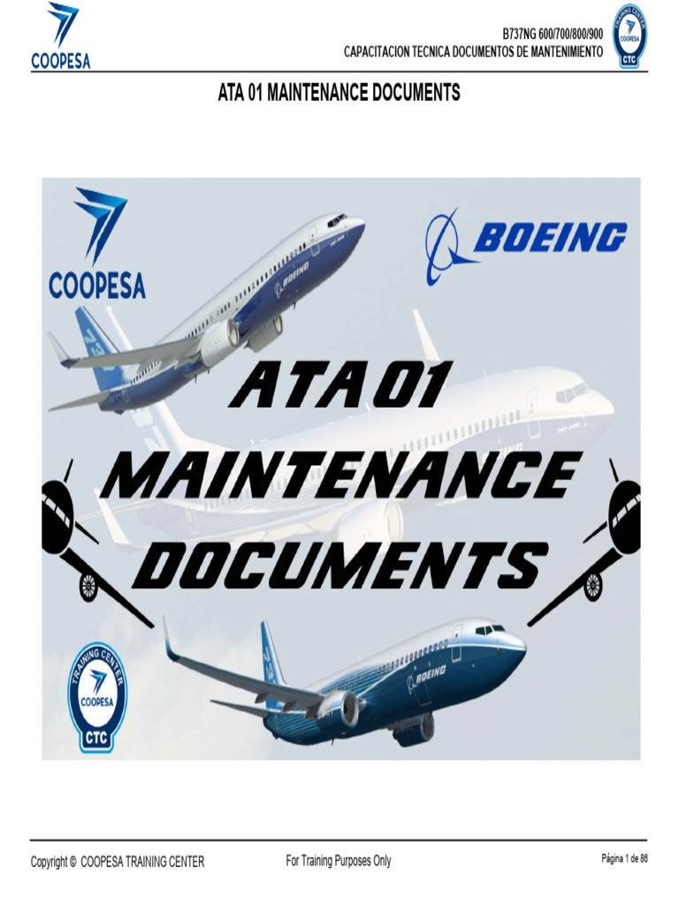 B737NG Maintenance Documents Guide | PDF | Aviation | Aircraft