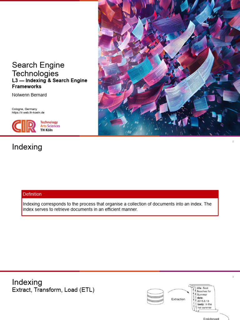 Indexing Techniques for Search Engines | PDF | Apache Solr | Computing