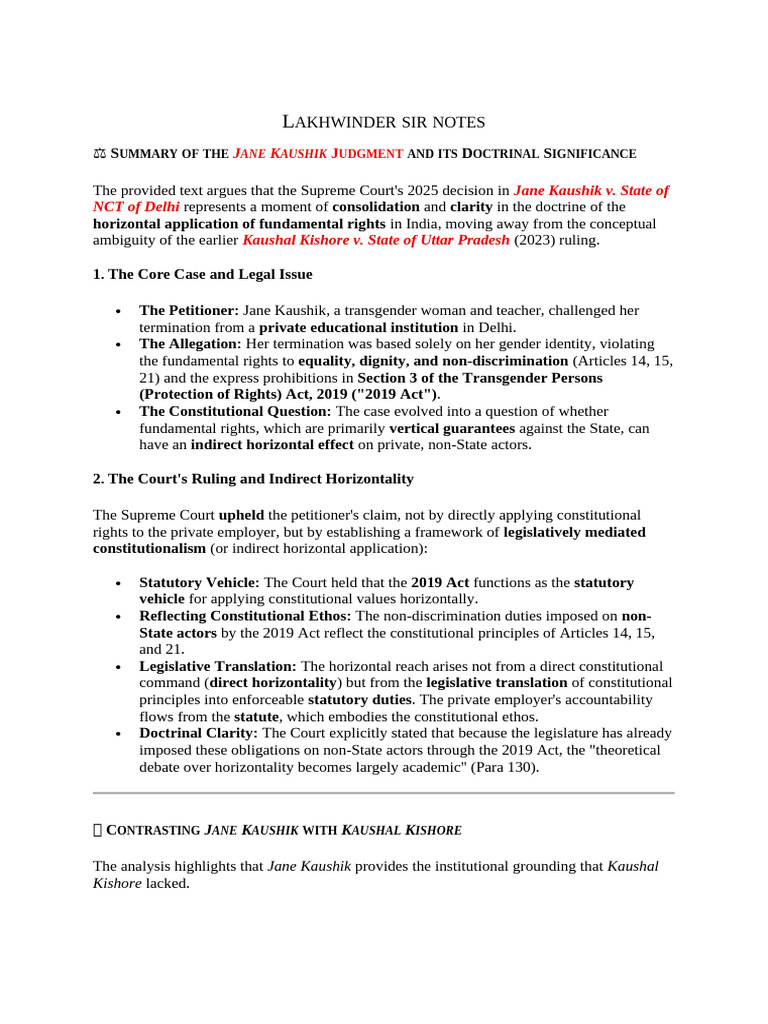 Lakhwinder Sir Notes | PDF | Privacy | Supreme Court Of The United States